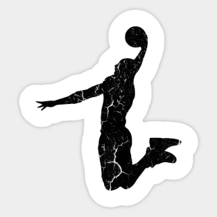 Basket Ball Player Sticker